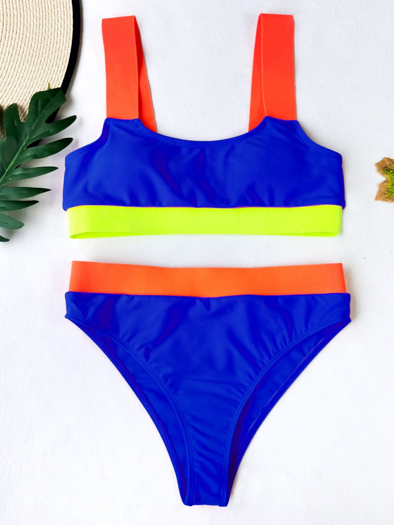 Women Board Strap Split Swimsuit Sexy Bikini