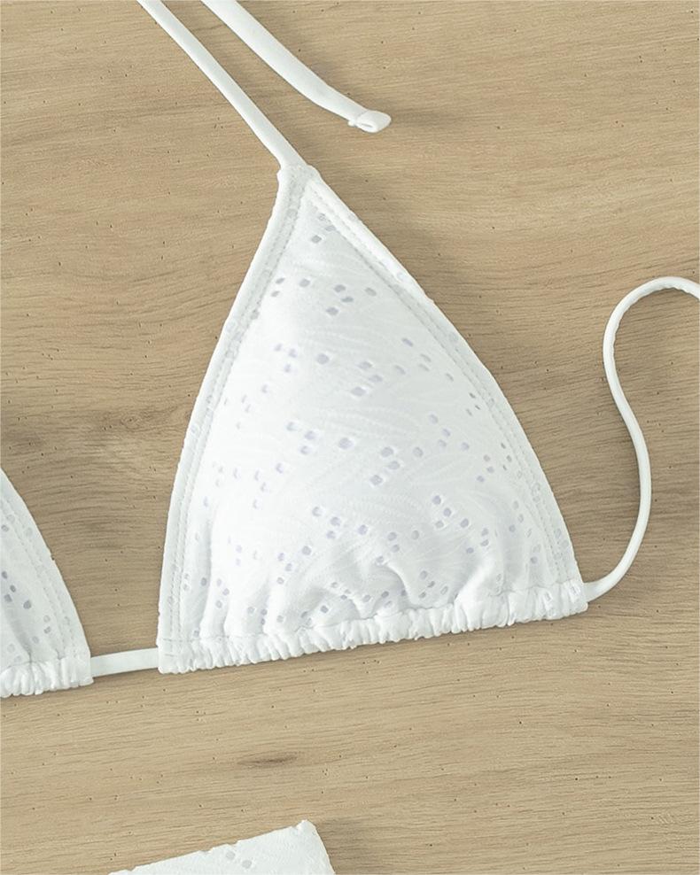 Bikini Sexy Swimsuit Women Three Piece White Backless Bikini Swimsuit