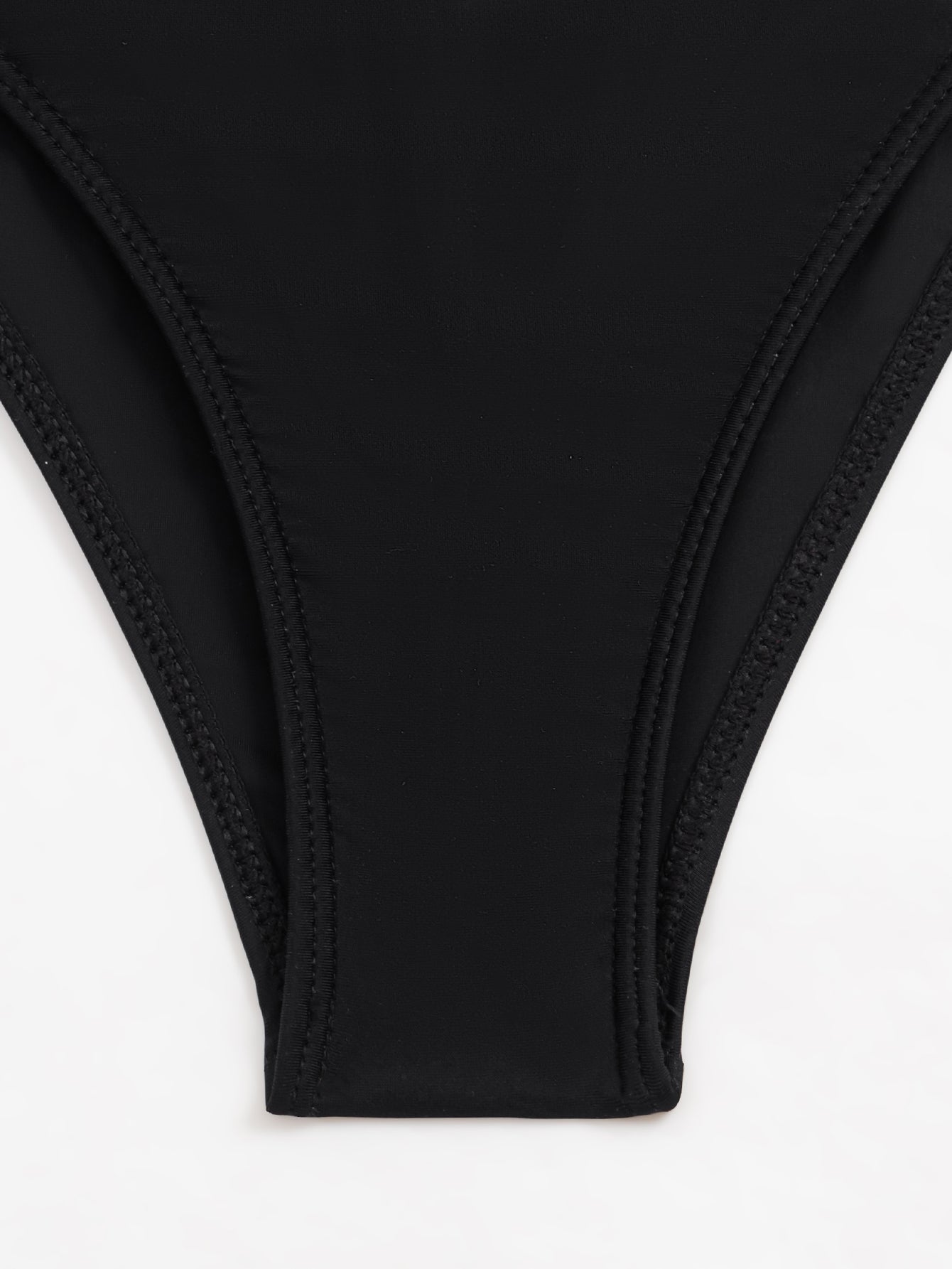 Swimsuit Women Sexy Siamese Push Up Sling Solid Color Swimsuit