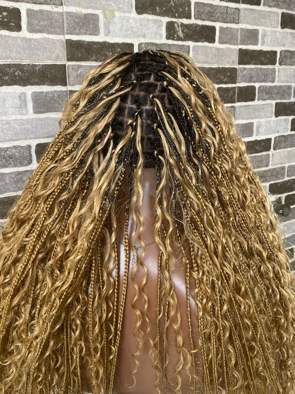 Bohemian Knotless (100% HD Human Hair Lace & Wavy Curls) Tara Collection Lux VIP