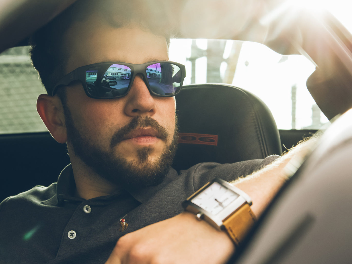 POMPEI FLOATABLE (MATTE BLACK/PURPLE POLARIZED HYDRO)