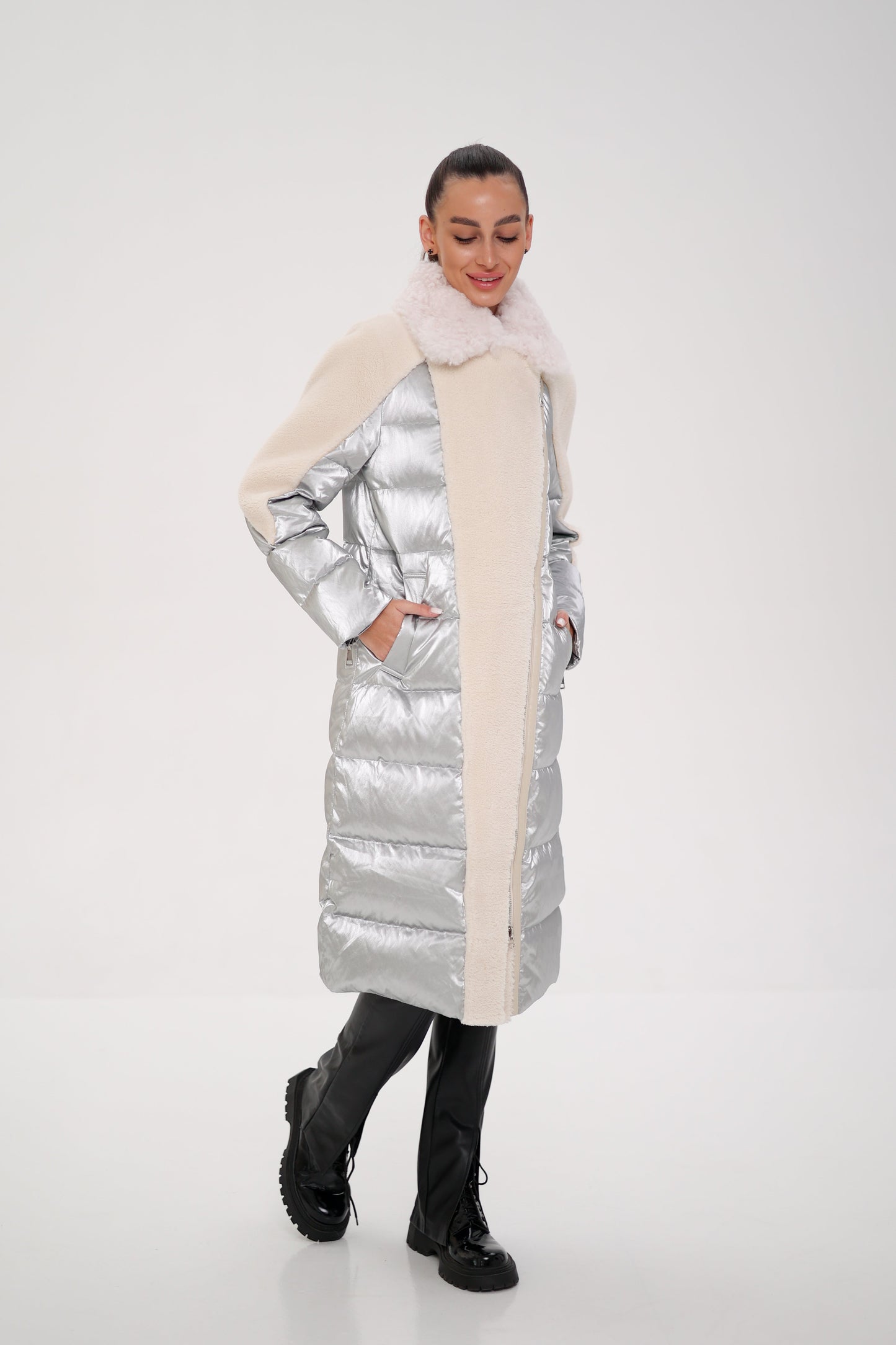 Kalgan Trim Down Long-line Coat