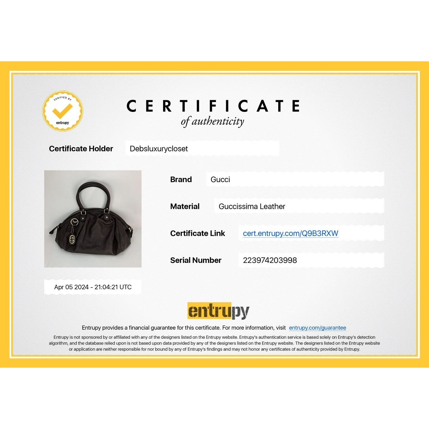 Gucci Sukey Medium Boston Guccissima Brown Leather Shoulder Bag