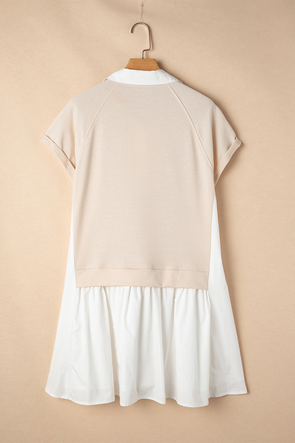 Monroe Collared Buttoned Short Sleeve Mini Dress