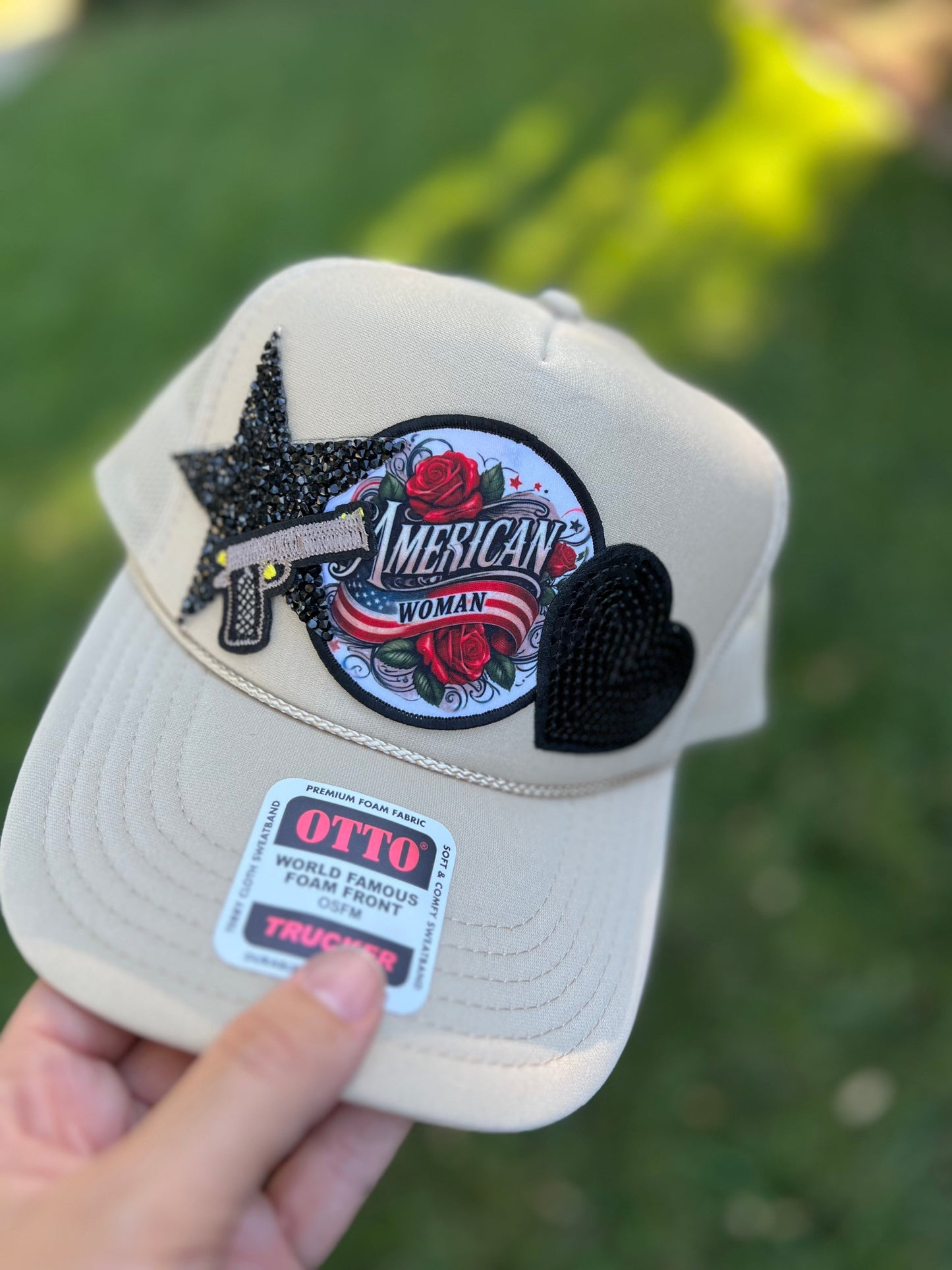 American Woman Patch Hat -clearance