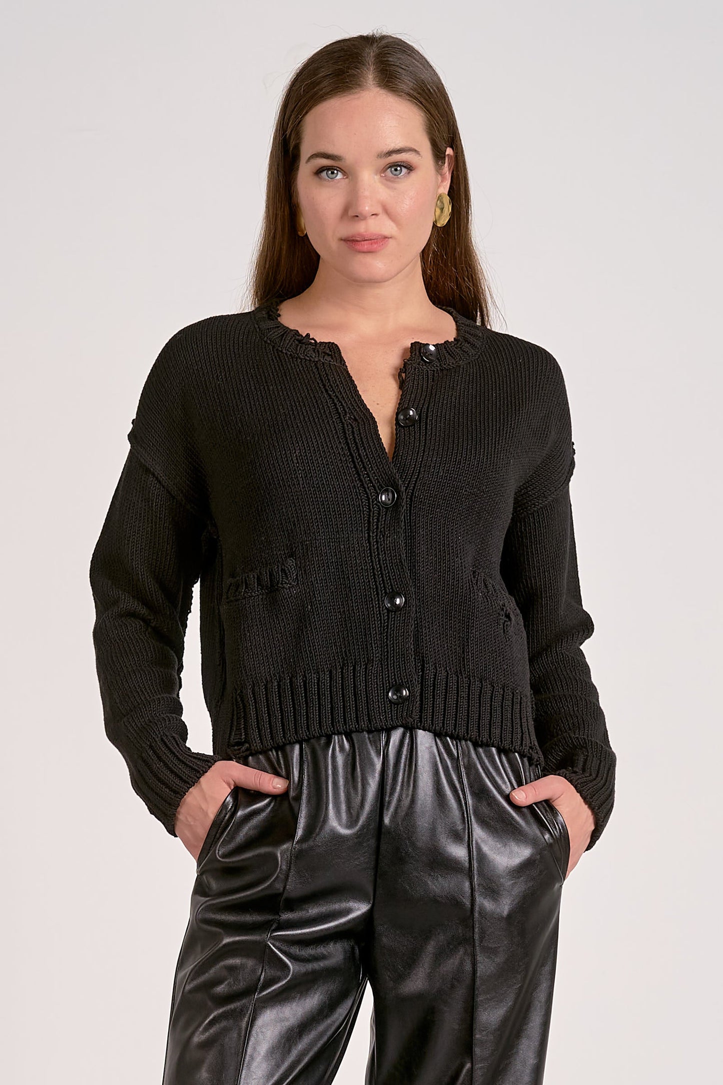 Annie Cardigan Black