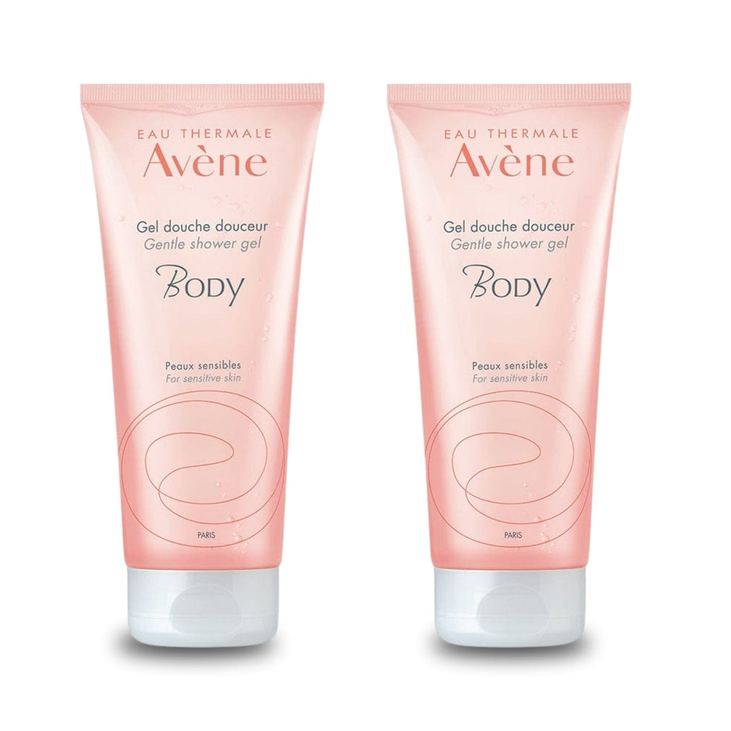 Avene Body Peel Shower Gel for Sensitive Skin 200 ml -2 Pack