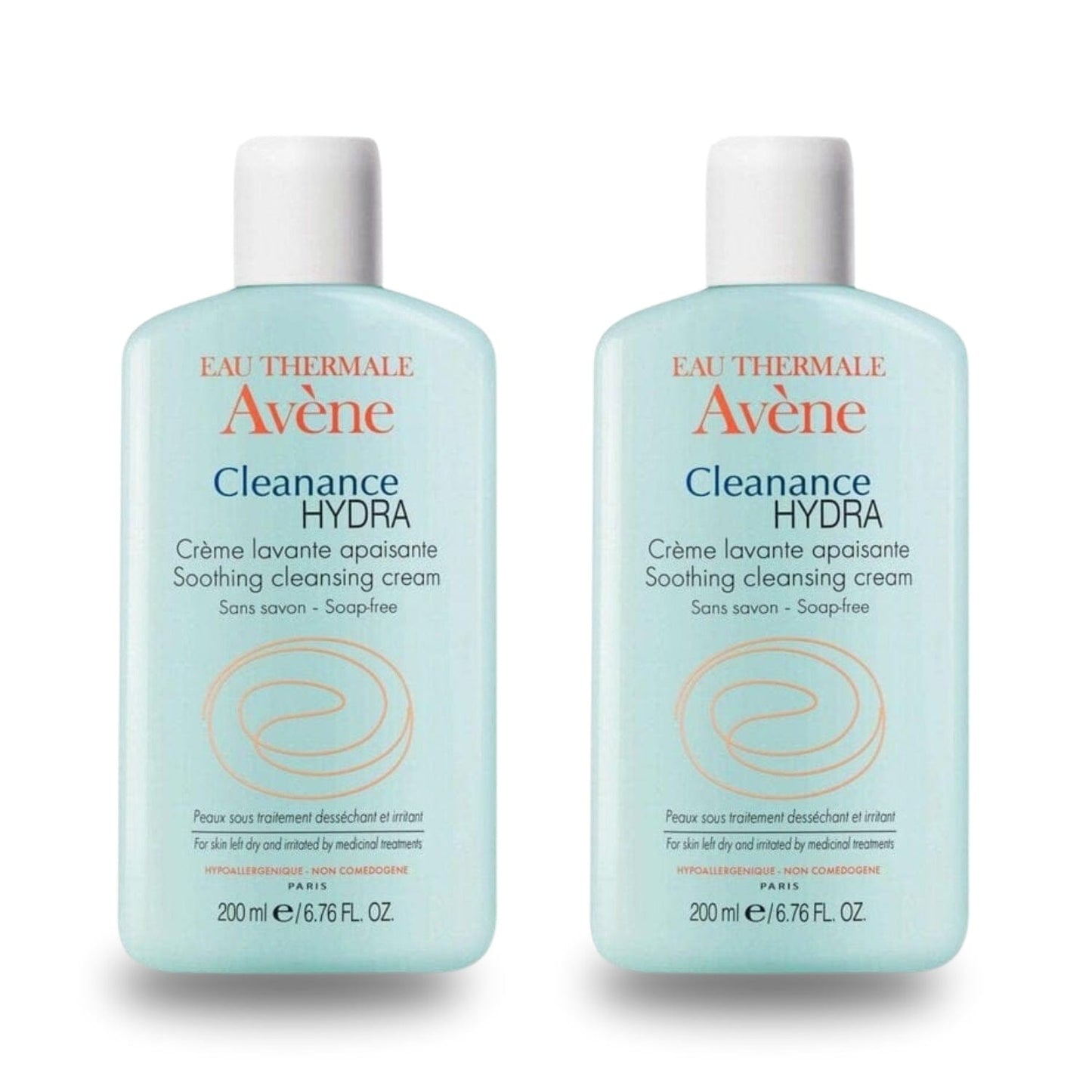 Avene Cleanance Hydra Soothing Cleansing Cream 200 ml -2 Pack