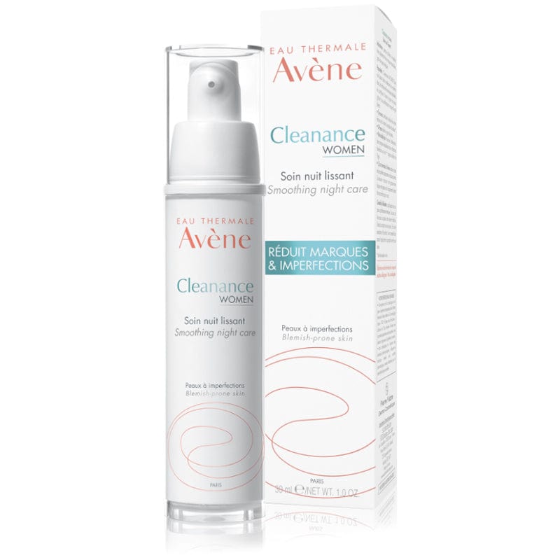 Avène Cleanance Woman Crème de Nuit Peaux Irrégulières 30 ml - Lot de 2
