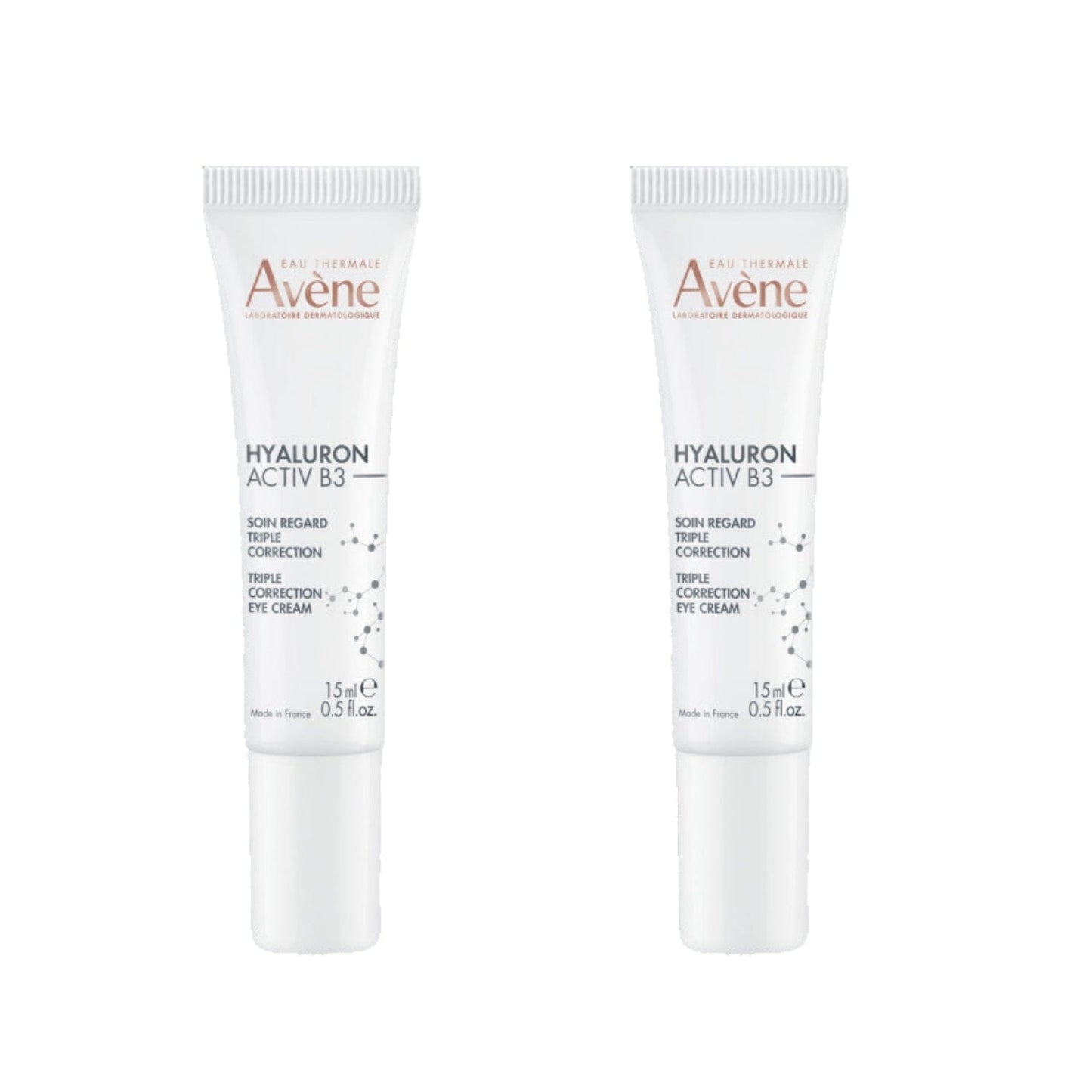 Avene Hyaluron Activ B3 Eye Contour Cream 15 ml -2 Pack