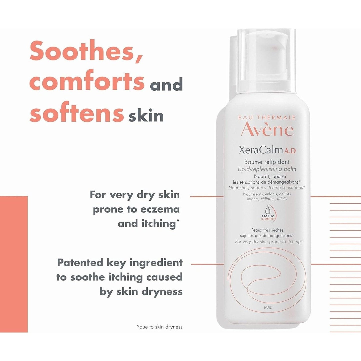 Avene XeraCalm AD Baume 400 ml Moisturizing Cream