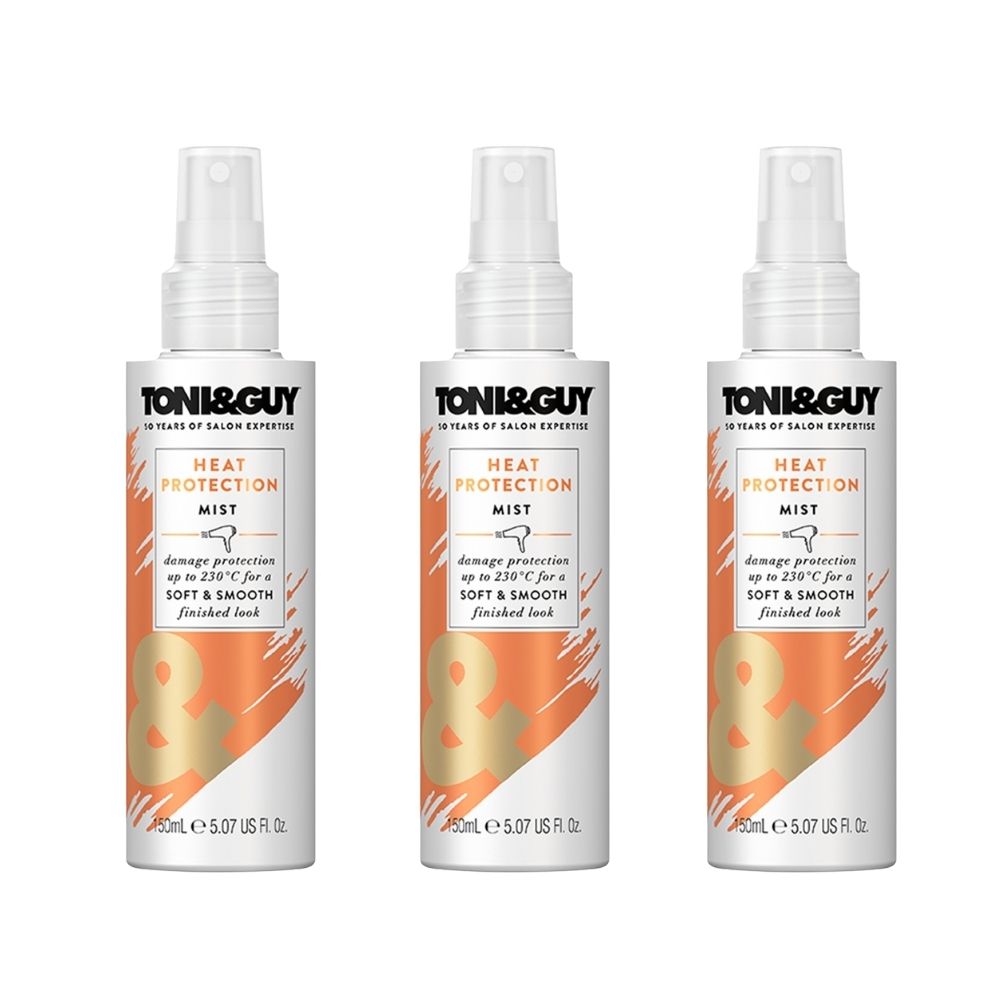 Toni & Guy Heat Protection Mist Heat Protection Hair Spray 150 ml 3 Pack