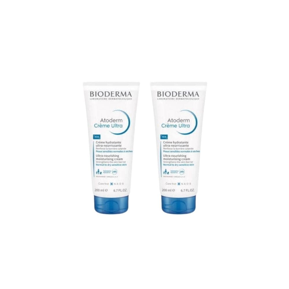 Bioderma Atoderm Crème Ultra Hydratante 200 ml Lot de 2