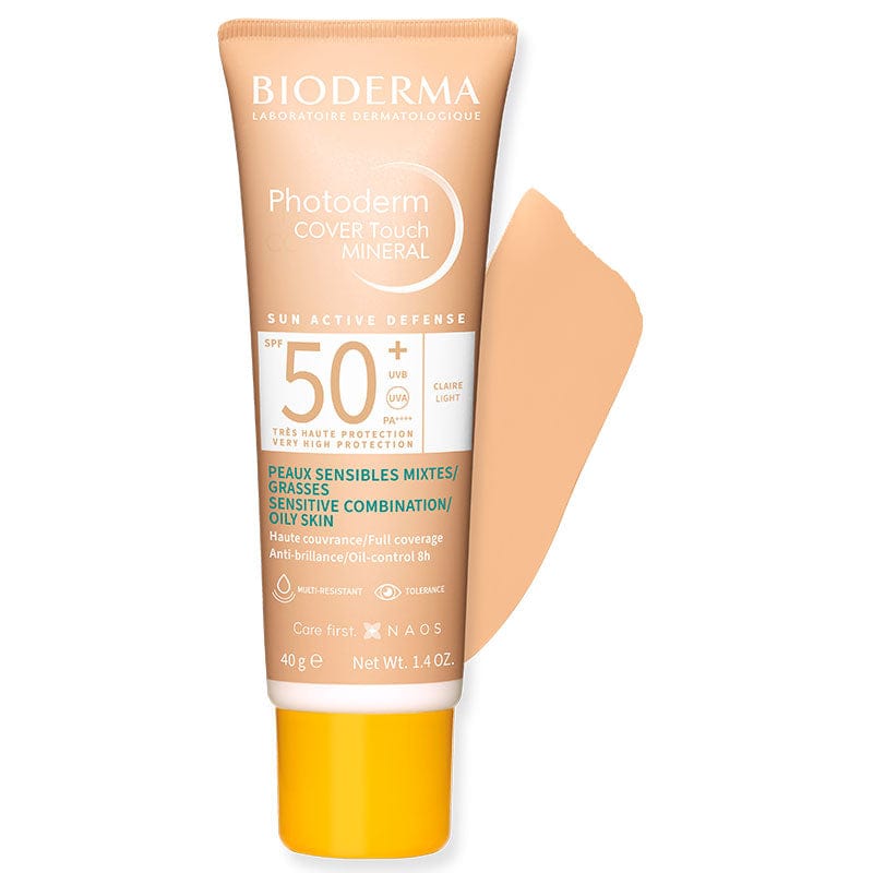 Bioderma Photoderm Cover Touch Mineral SPF 50 40 Ml - Light -3 Pack