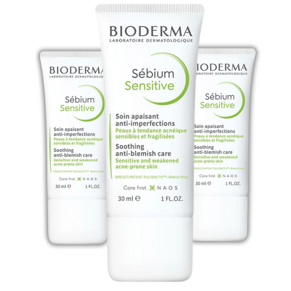 Bioderma Sebium Sensitive Cream 30ml -3 Pack