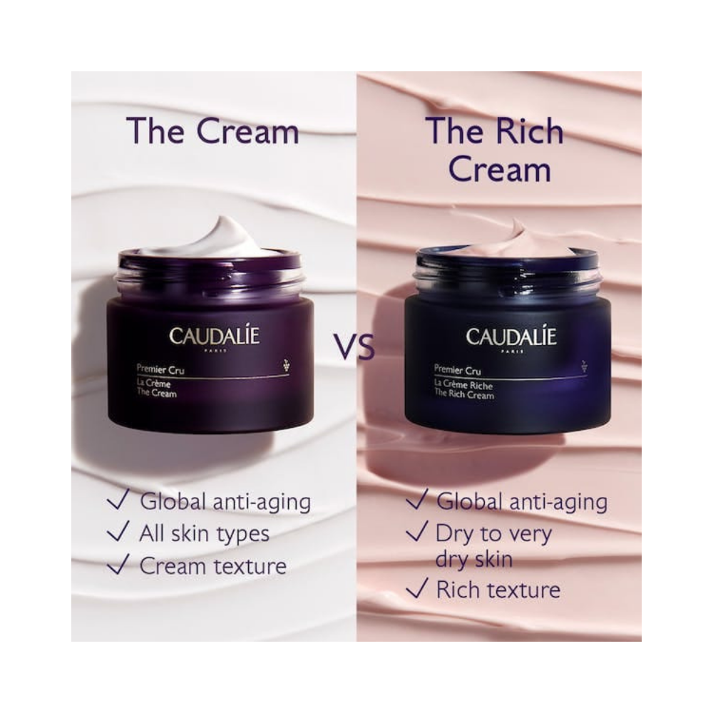 Caudalie Premier Cru Anti Ageing Moisturizer with Hyaluronic Acid - 50 ml