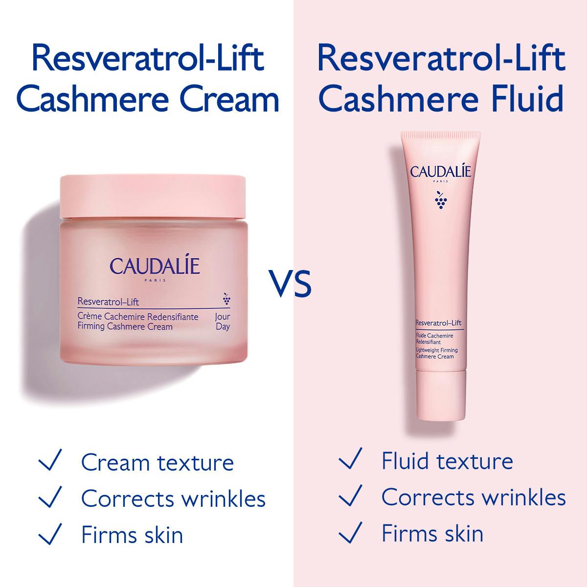 Caudalie Resveratrol-lift Lightweight Firming Cashmere Cream 40 ml