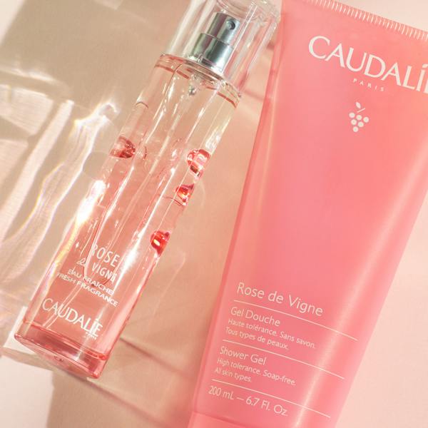 Caudalie Rose de Vigne Shower Gel 200 ml -2 Pack