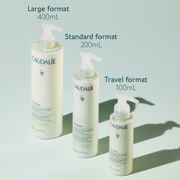 Caudalie Vinoclean Lait Démaquillant à l'Huile d'Amande 100 ml - Lot de 2