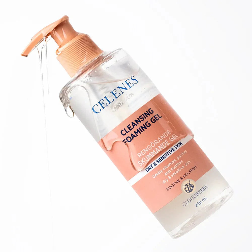 Celenes by Sweden Cloudberry Cleasing Foaming Gel 250 ml / 8.5 fl oz