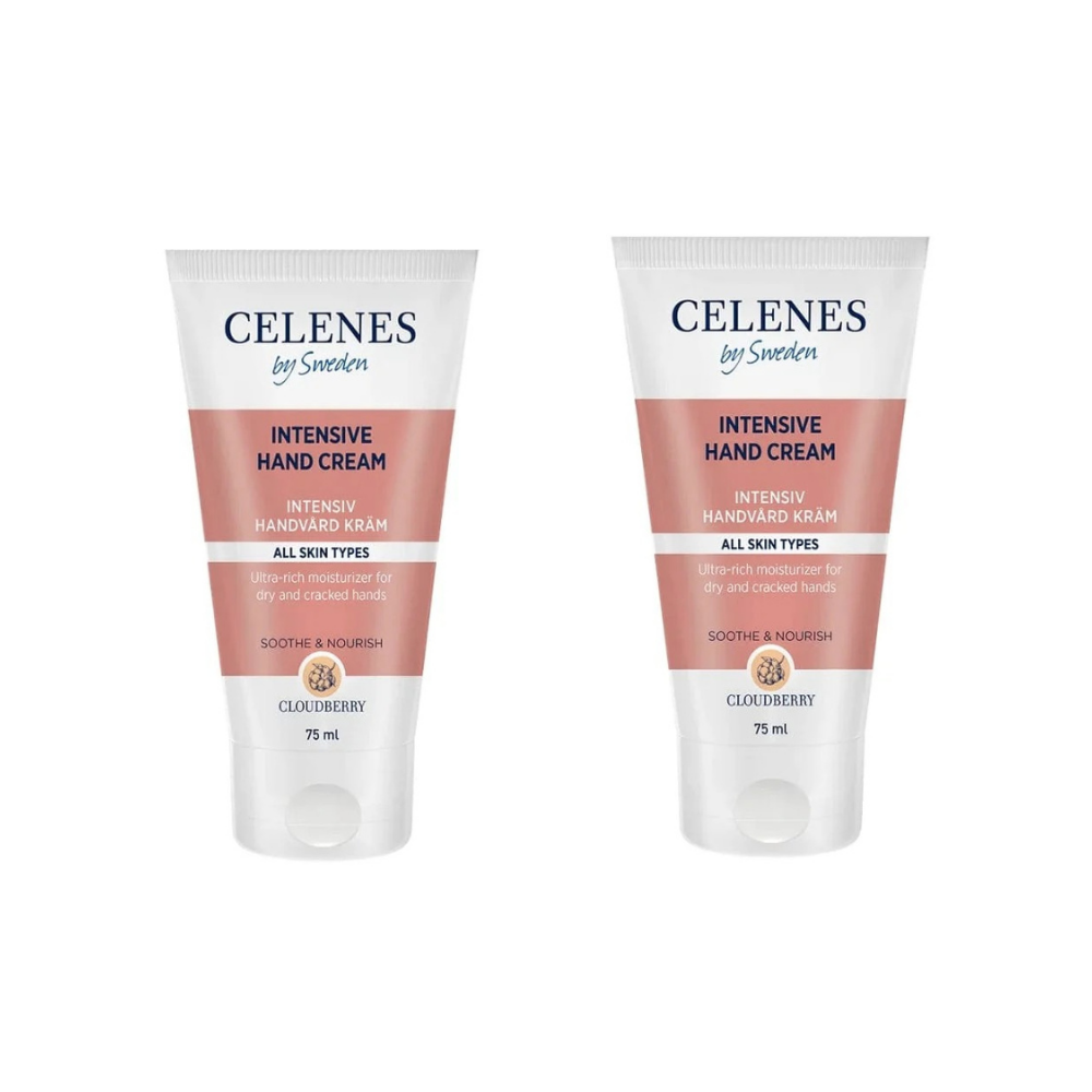 Crème pour les mains intensive Celenes by Sweden Cloudberry 75 ml - Lot de 2