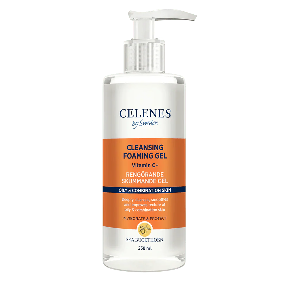 Celenes by Sweden Sea Buckthorn Cleansing Foaming Gel 250 ml / 8.5 fl oz