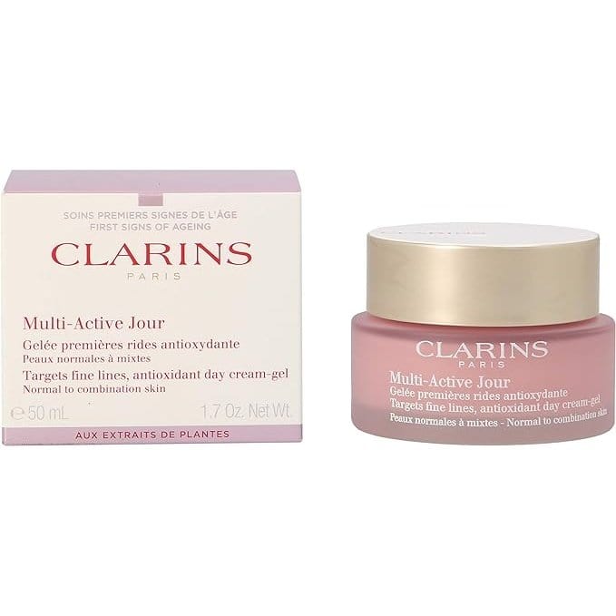 Gel-Crème de Jour Multi-Active Clarins Hydratant Peaux Normales à Mixtes