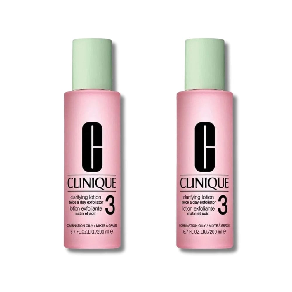Clinique Clarifying Lotion Lotion Purifiante 3 - 200 ml - Lot de 2