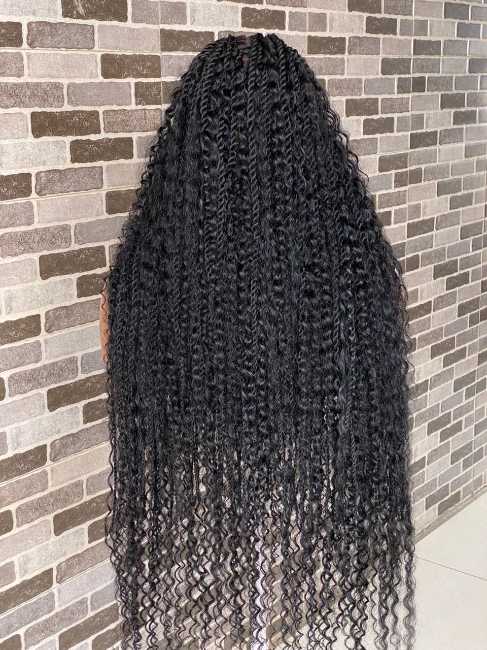 Senegalese bohemian -(100-% Humanhair curls (TARA