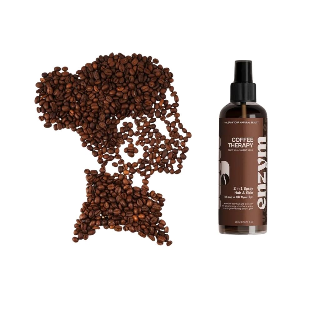 Enzym Cosmetics Natural Coffee Tonic Hair (Anti-Shedding, Repairing) and Skin Care 200 ml