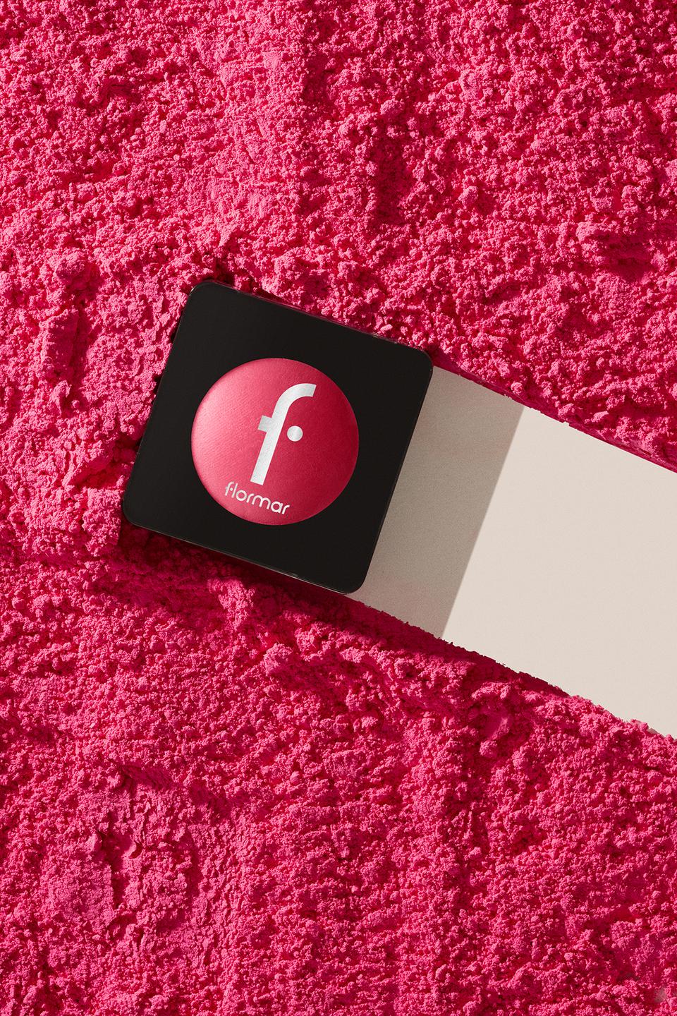 Blush cuit Flormar, fard à joues hautement pigmenté et mat, 4 g - 054 Flormarpink