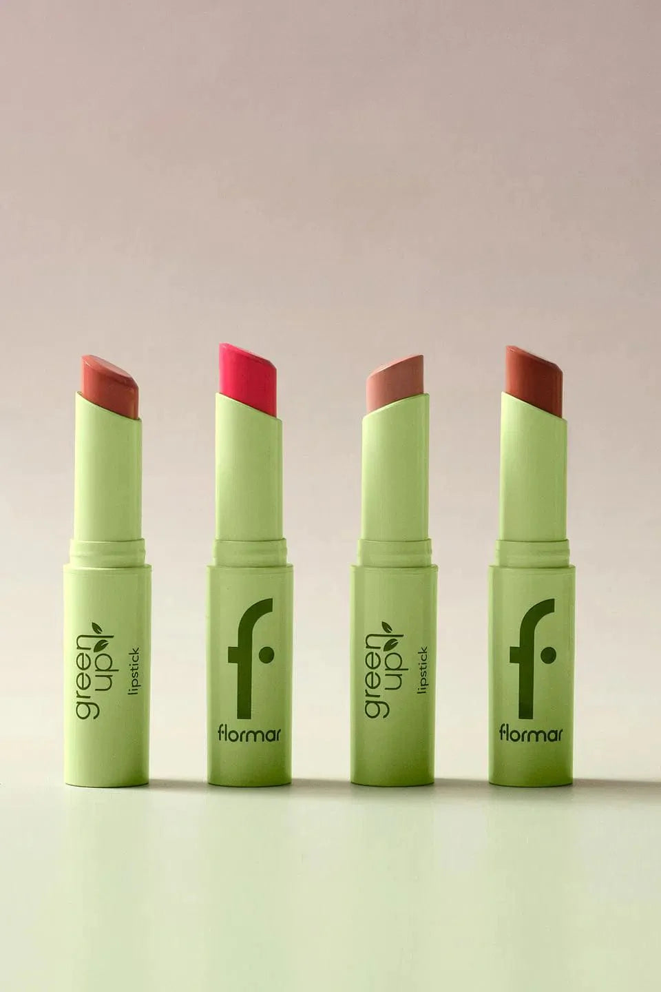 Flormar Green Up Vegan Lipstick with High Pigment & Semi-Matte Finish 3.2g - 002