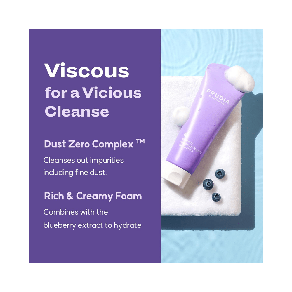 Gel nettoyant hydratant à la myrtille Frudia 145 ml