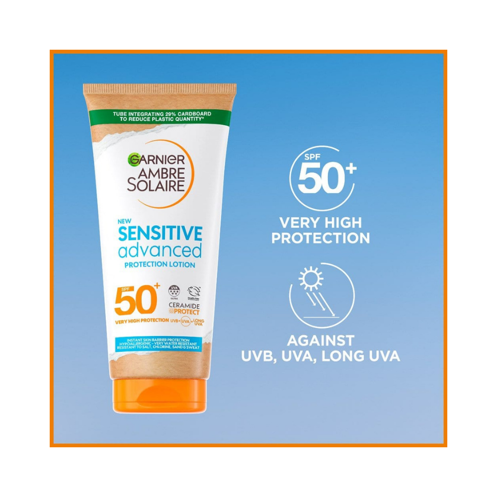 Garnier Ambre Solaire Sensitive Advanced Sun Cream SPF 50+ 175 ml /5.9 fl oz