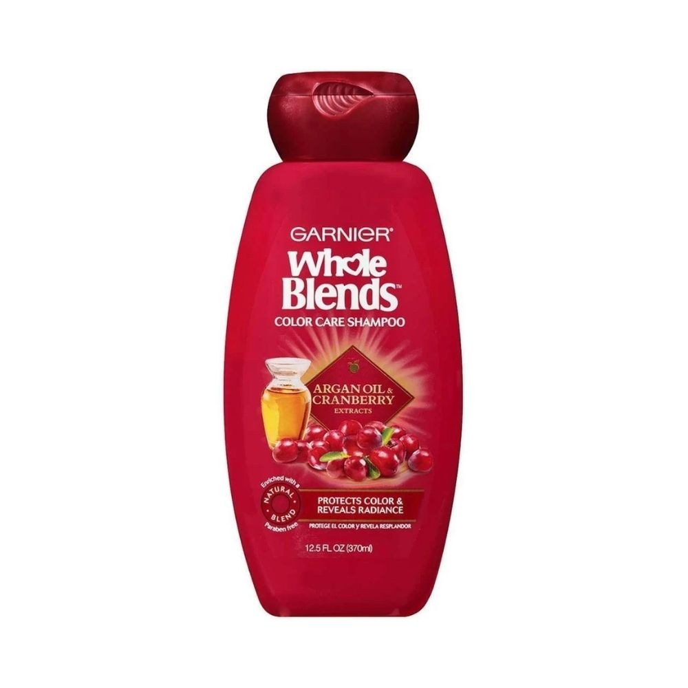 Garnier Whole Blends Argan Oil and Cranberry Extract Color Care Shampoo 370 ml