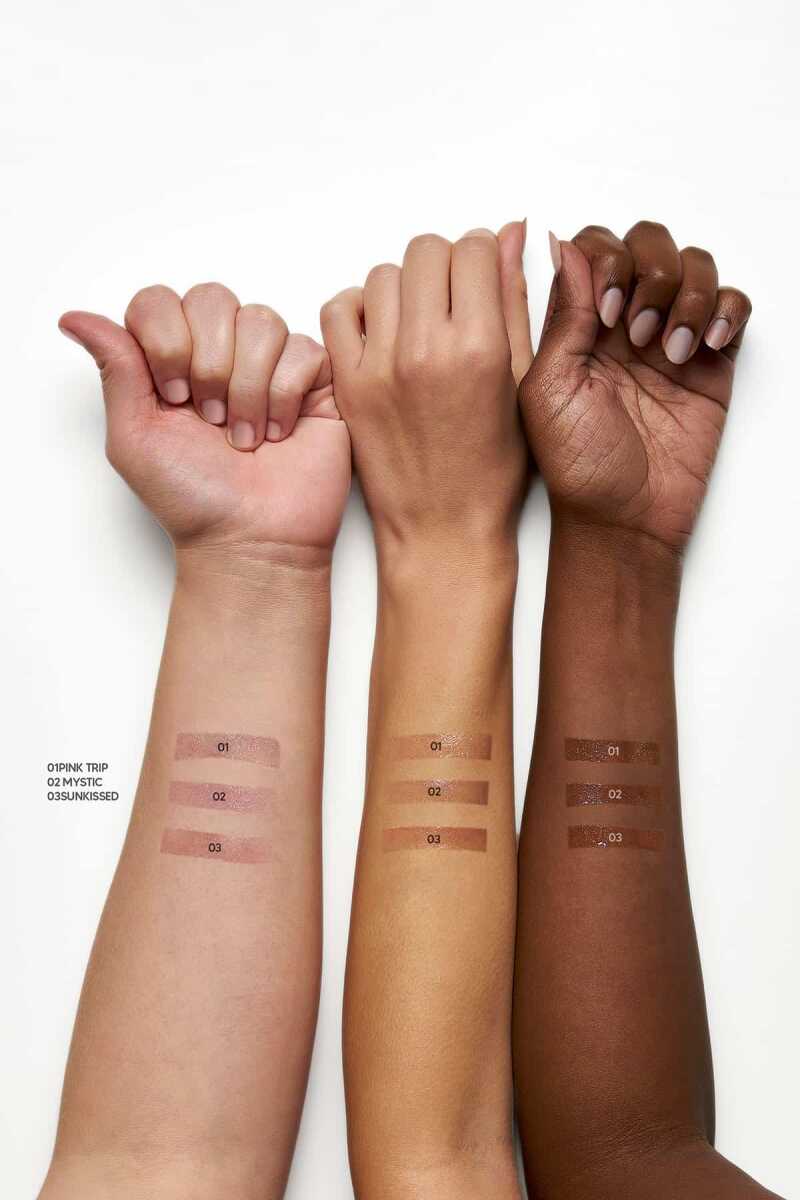 Brillant à lèvres 3D Miss Beauty Diamond Shine Golden Rose - 01 Pink Trip