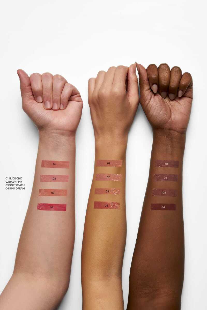 Gloss à lèvres 3D Golden Rose Miss Beauty Glow Shine - 03 Pêche Douce