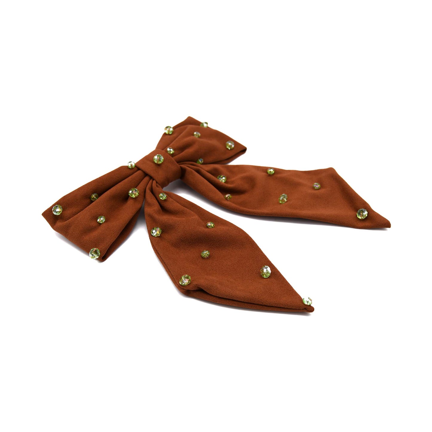 Sprinkled Green Rust Hair Barrette