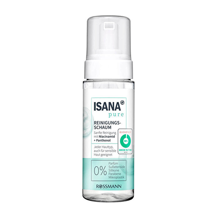 Mousse nettoyante visage Isana Pure Niacinamide 150 ml