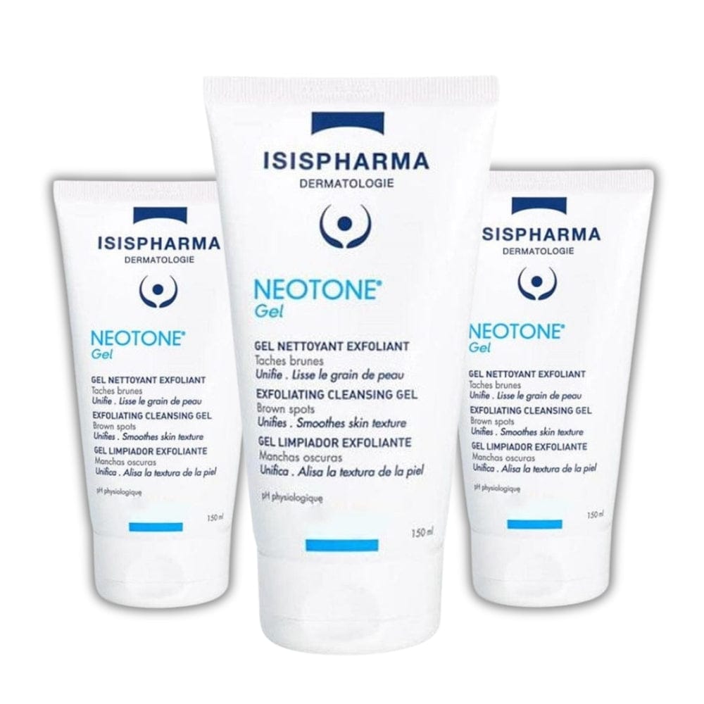 Isis Pharma Neotone GEL Exfoliating Facial Cleansing Gel 150 ml -3 Pack