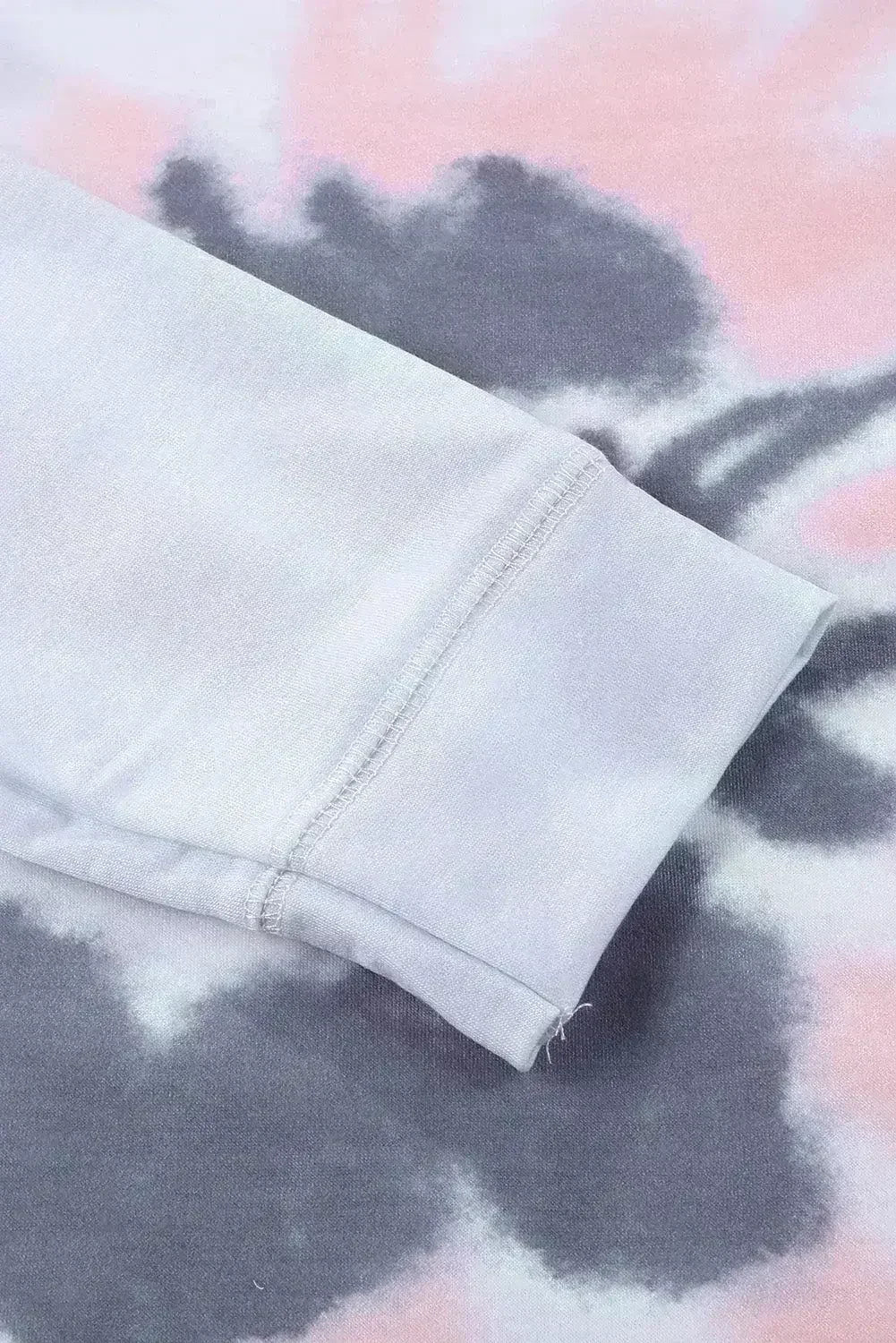 Multicolor Ombre Tie Dye Loose Casual Sweatshirt