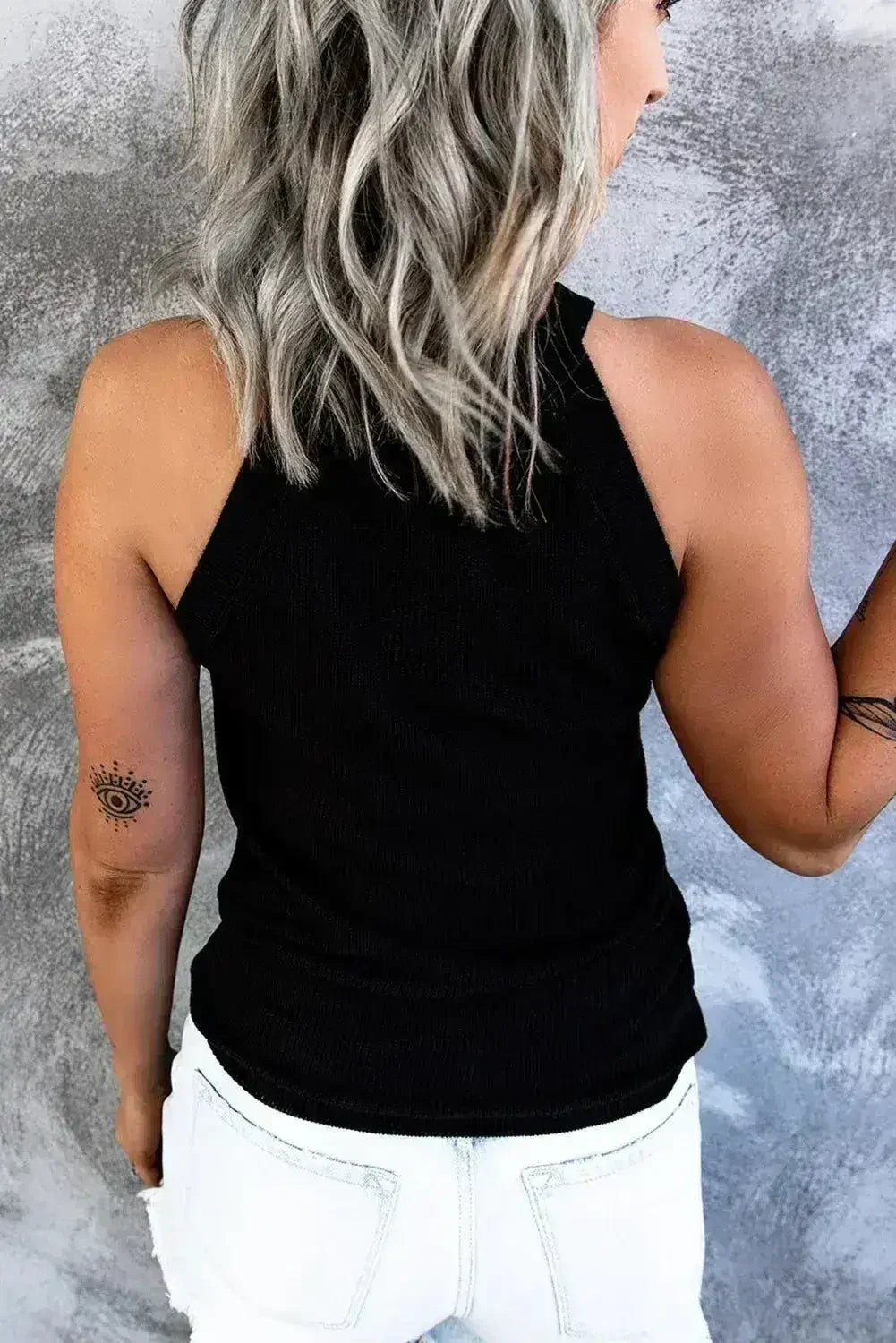 Black Sleeveless Tank Top – Breathable & Comfortable Top | Femstylo