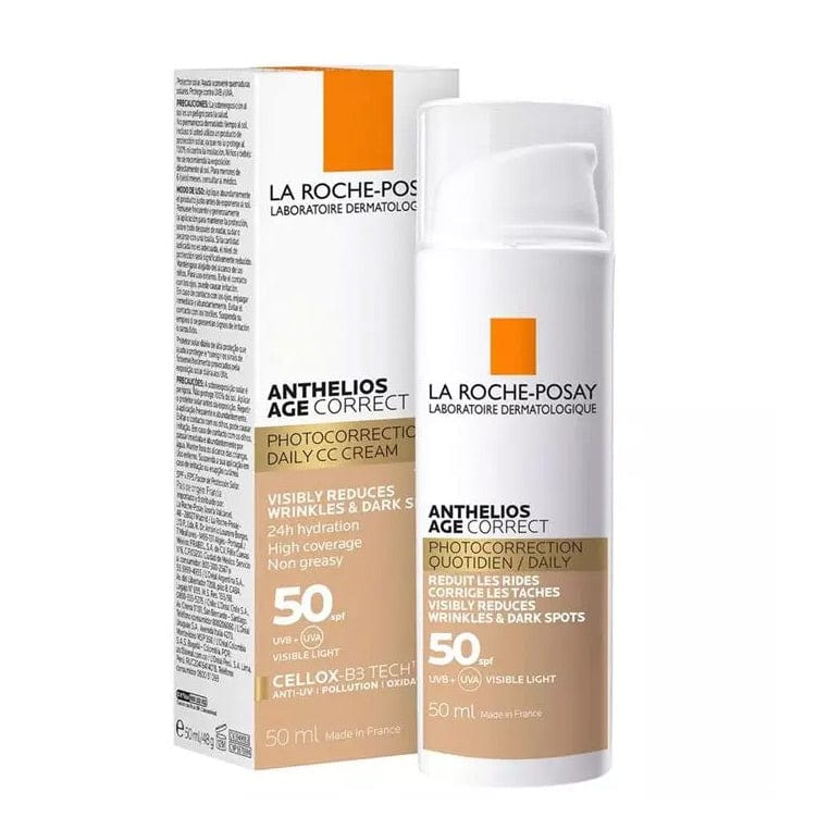 La Roche-Posay Anthelios Age Correct SPF 50 Crème 50 ml - Lot de 3