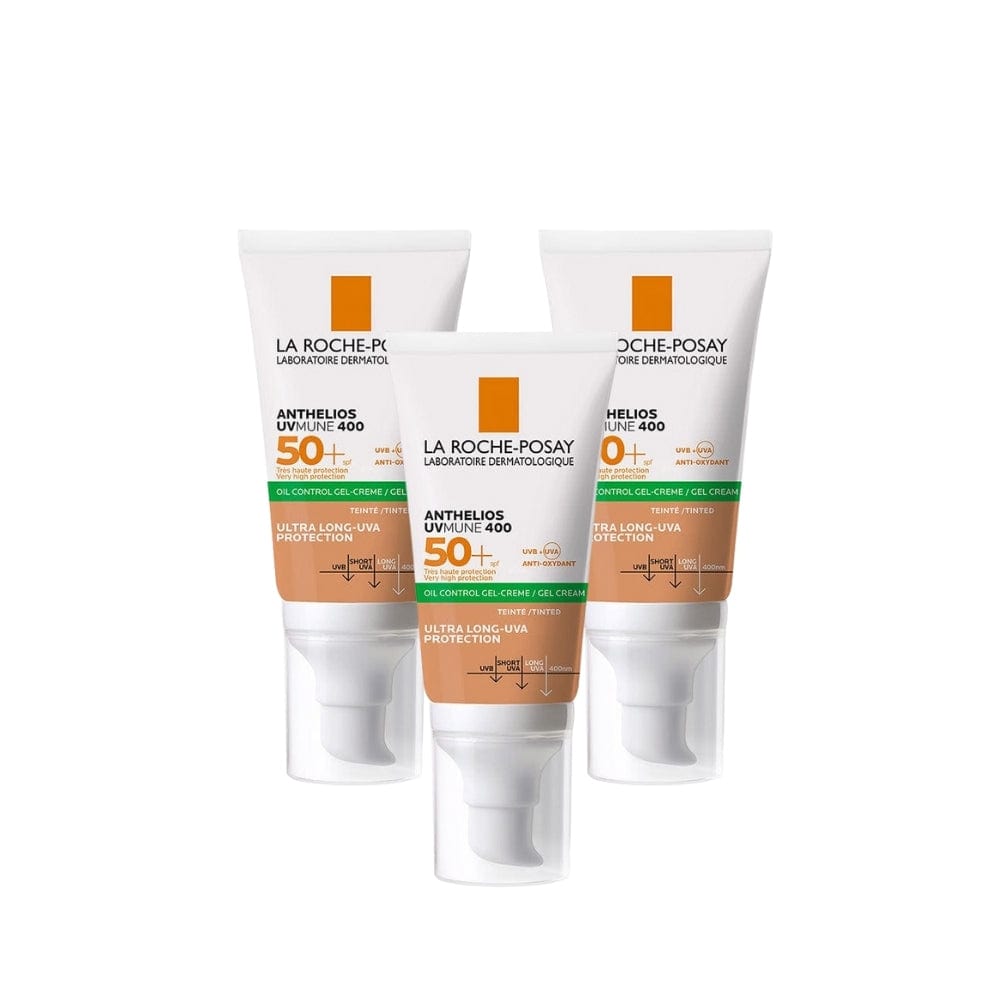 La Roche Posay Anthelios XL SPF 50 Tinted Sun Gel Cream 50 ml 3 Pack