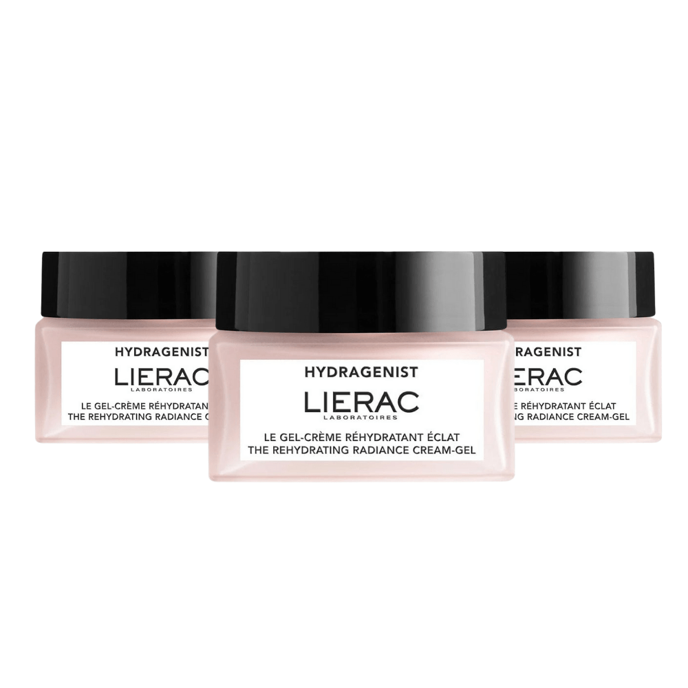 Lierac Hydragenist Le Gel Crème Réhydratant Éclat 50 ml Lot de 3