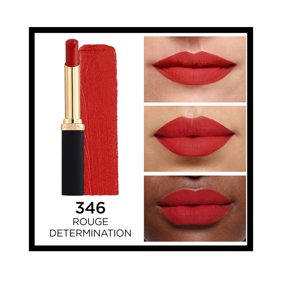 Loreal Paris Colour Riche Intense Volume Matte Lipstick -346 Rouge Determination