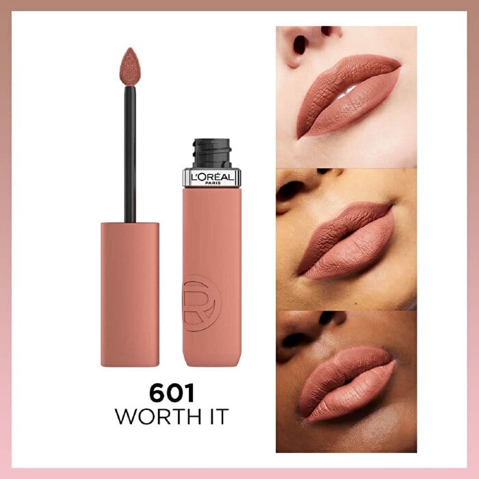 Loreal Paris Infaillible Matte Resistance Liquid Lipstick -601 Worth It