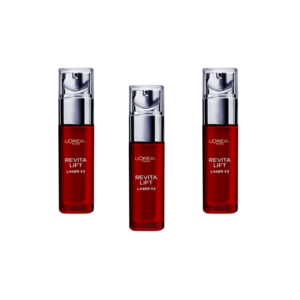 L'Oréal Paris Revitalift Laser X3 Sérum Anti-Âge Intensif 30 ml Lot de 3