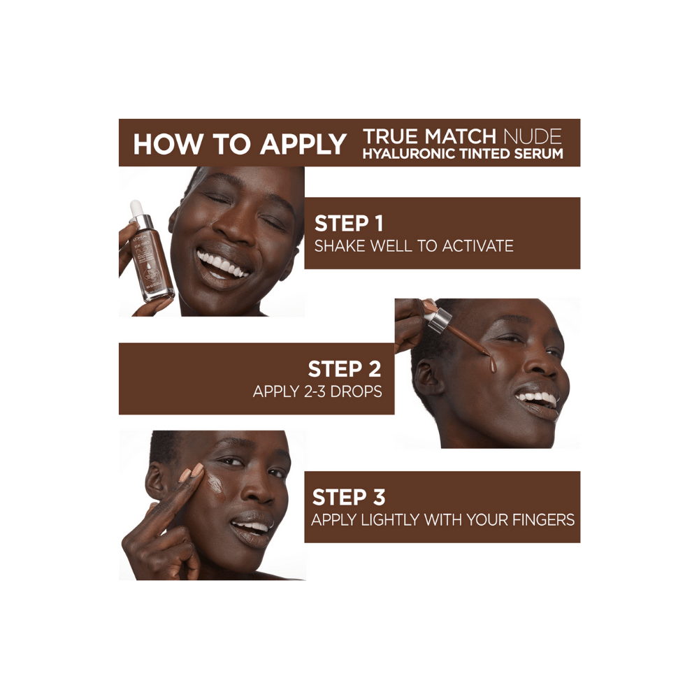 Fond de teint sérum teinté repulpant True Match Nude de L'Oréal Paris - 3-4 Light Medium