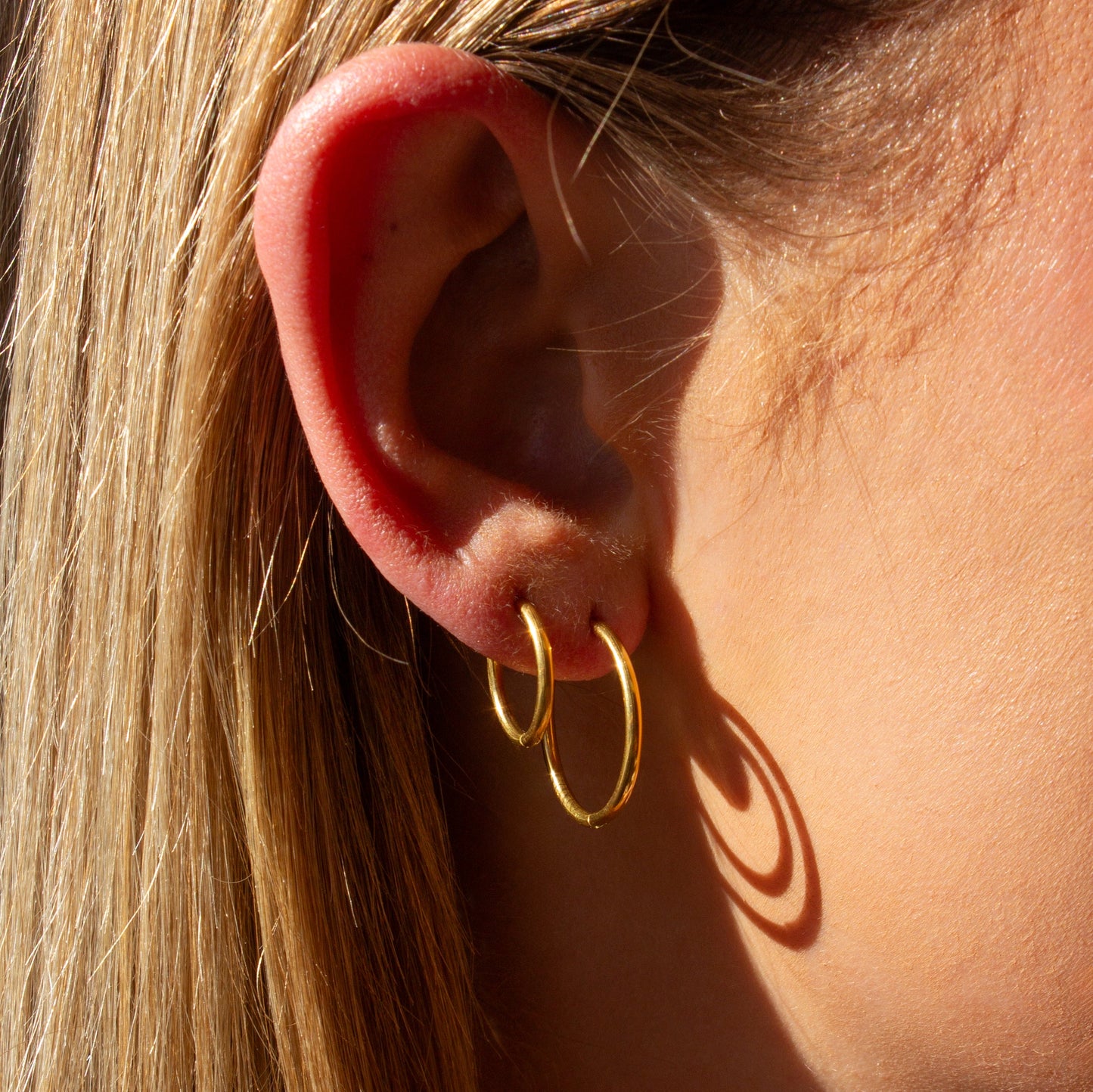 Small Classic Clicker Hoop Earrings